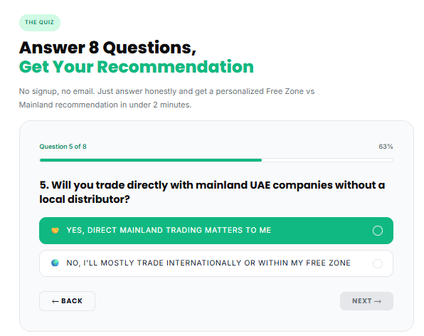 Question 5 Mainland Trading