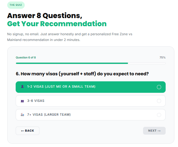 Question 6 Visa Requirements