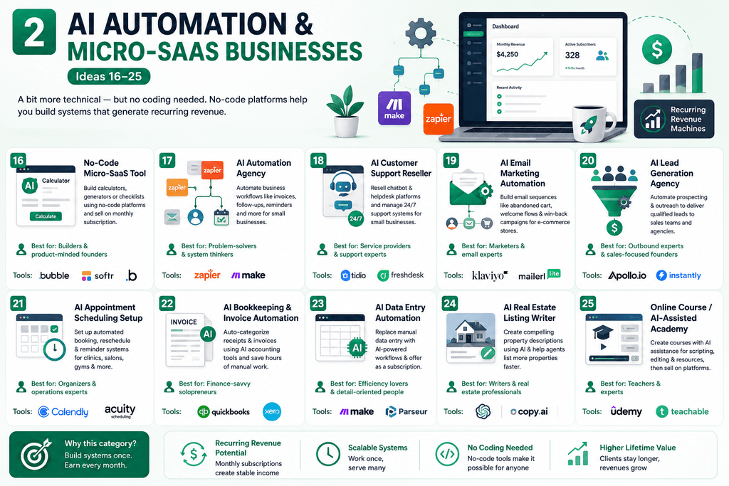 AI Automation & Micro-SaaS Businesses