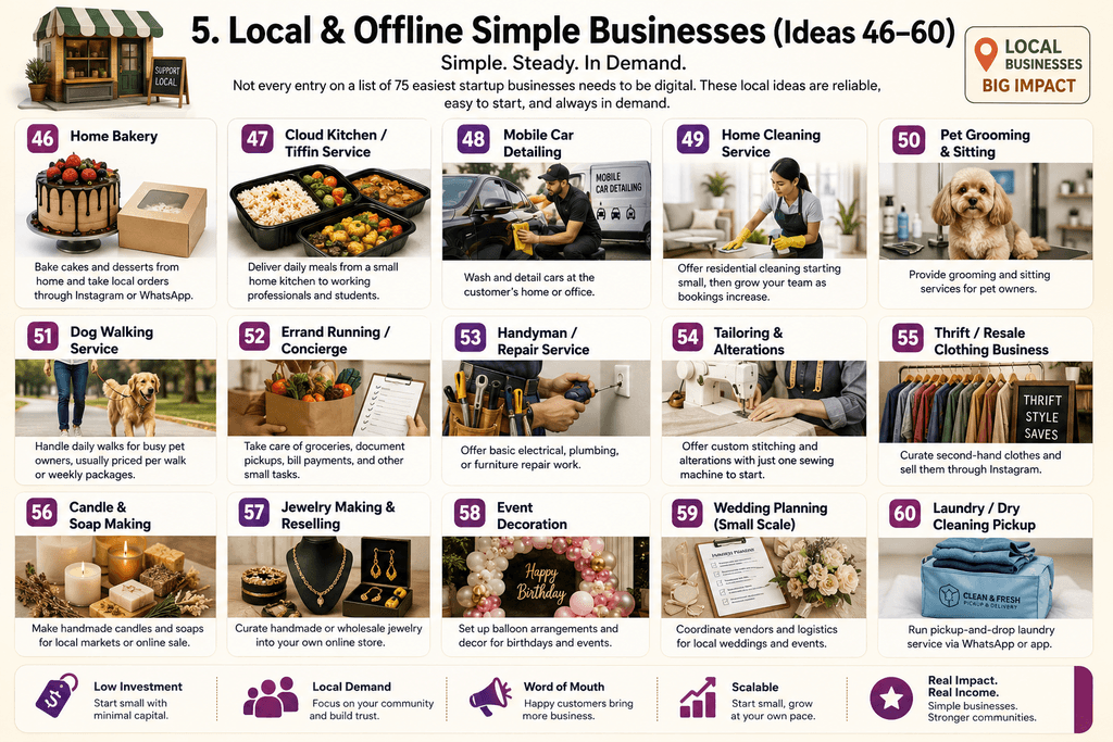 Local & Offline Simple Businesses
