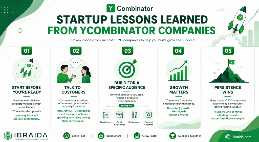 Startup Lessons Learned from YCombinator Companies